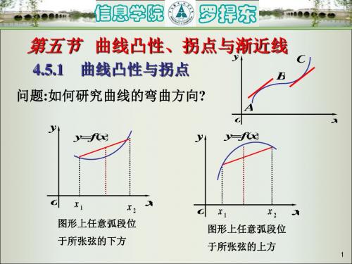 高等数学--45曲线凸性、拐点与渐近线-精品文档