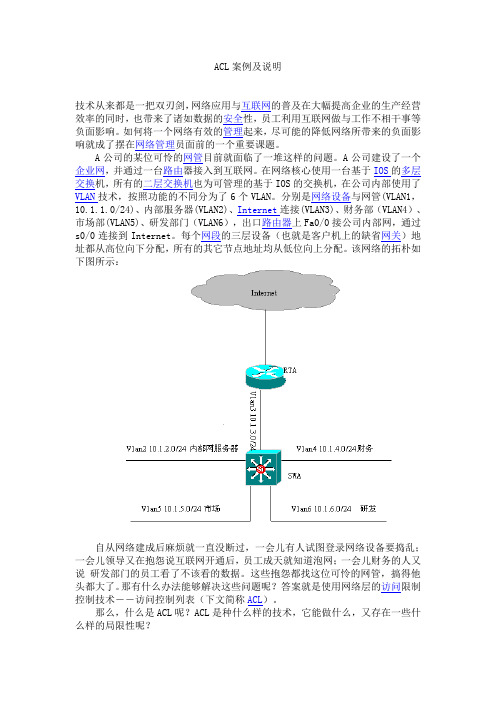 ACL案例及说明