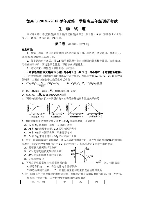 最新-如皋市生物 精品