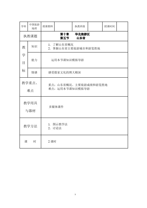 第十章 华北旅游区(5)