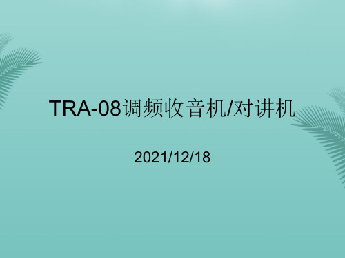 《收音对讲机》精选PPT文档