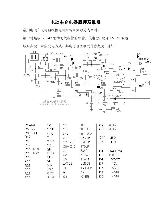 电动车充电器原理及维修