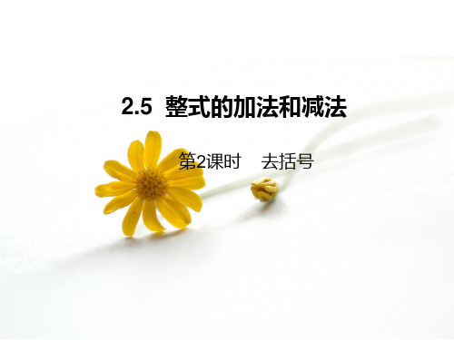 湘教版七年级数学上册《2章 代数式 2.5 整式的加法和减法 2.5整式的加法和减法(2)》优课教学设计_6
