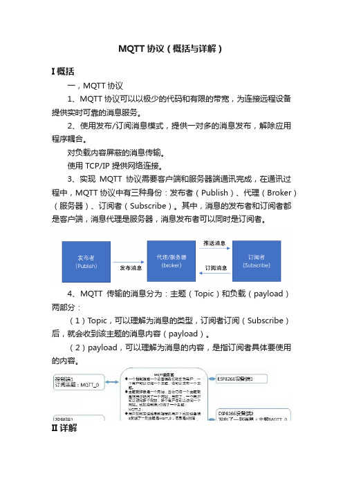 MQTT协议（概括与详解）