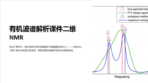 有机波谱解析课件二维NMR