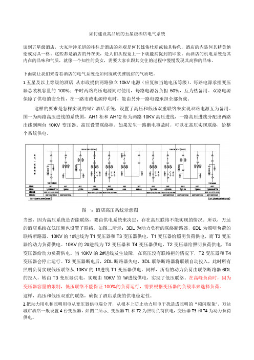 如何建设高品质的五星级酒店高低压配电系统