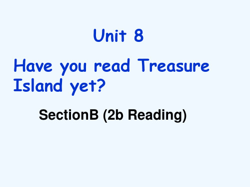 英语人教版八年级下册Unit8 2b 课件