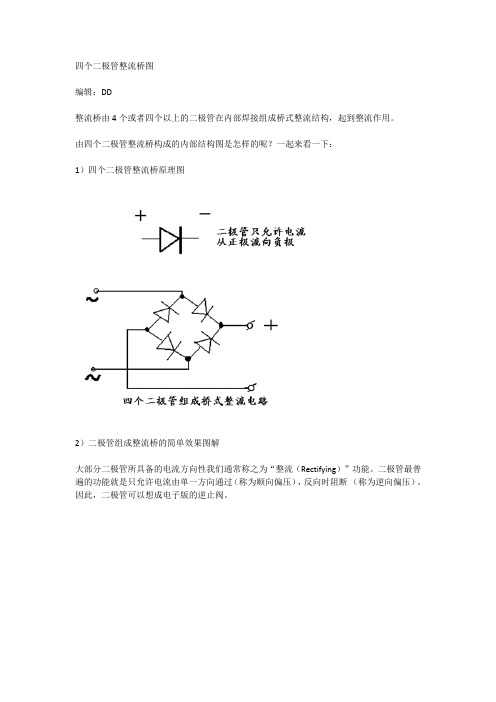 ASEMI四个二极管整流桥图