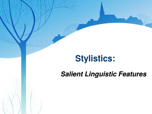 Stylistics and translation IIi