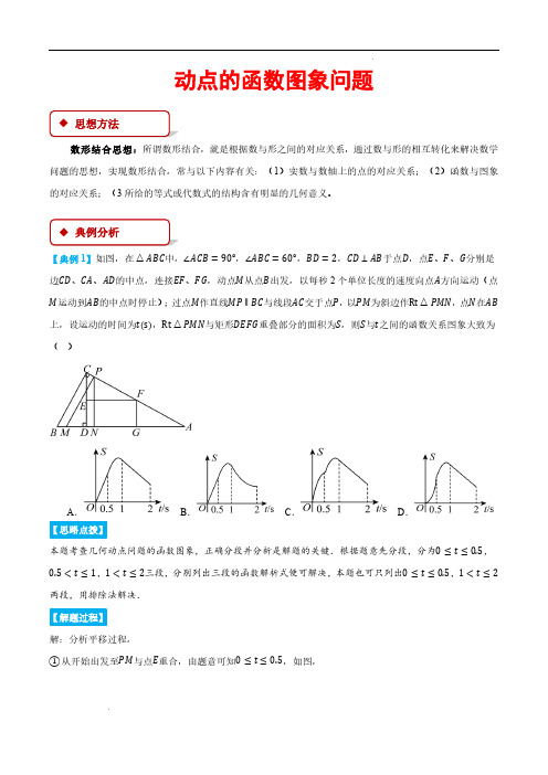 动点的函数图象问题(压轴题专项讲练)解析版—2024-2025学年九年级数学上册压轴题专项(浙教版)