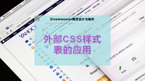 外部CSS样式表的应用