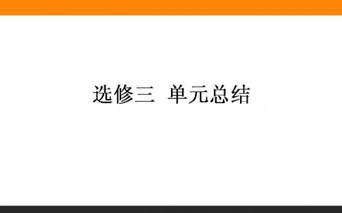 2018届一轮复习人教版 选修三 20世纪的战争与和平 单元总结 课件(13张)