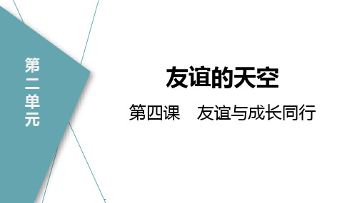 4.1 和朋友在一起 课件(18张PPT)-2023-2024学年统编版道德与法治七年级上册