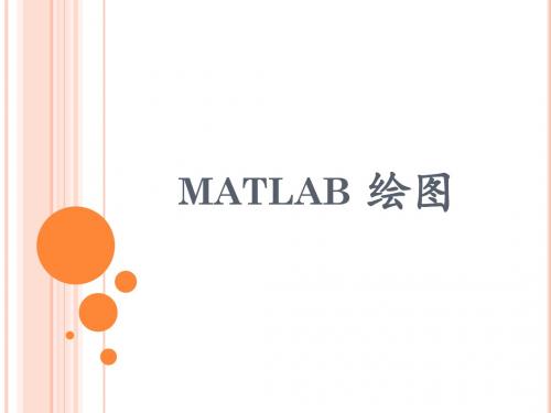 matlab基础课程2(绘图)