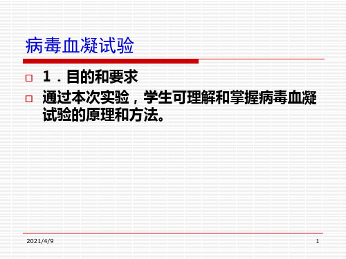 病毒血凝试验