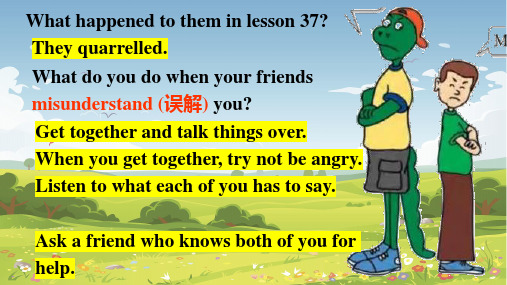 Unit7Lesson41Jenny'sGoodAdvice课件冀教版英语九年级全册