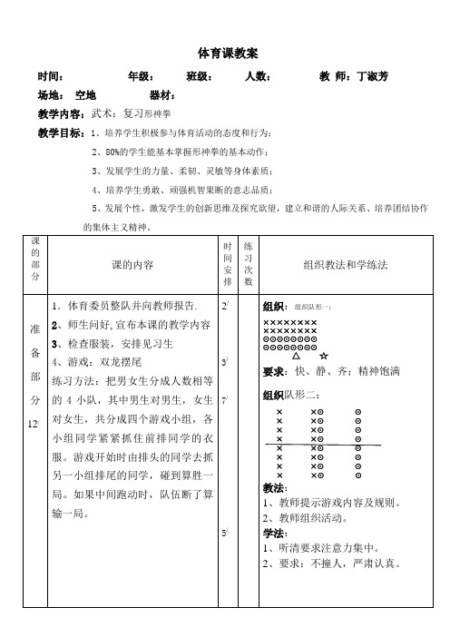 37复习形神拳全套