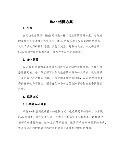 mesh组网方案