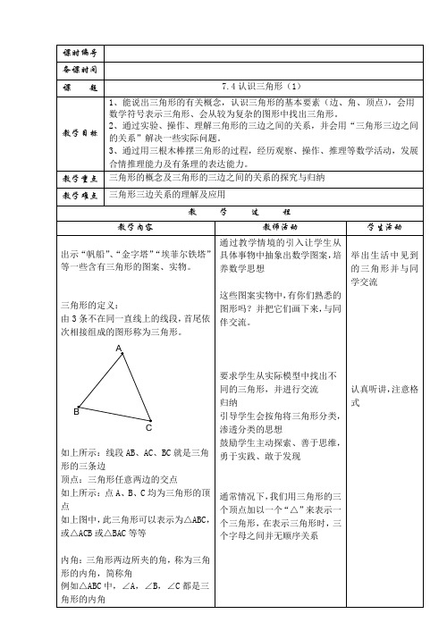 认识三角形(1)