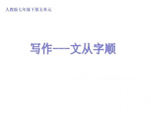 文从字顺 (2)