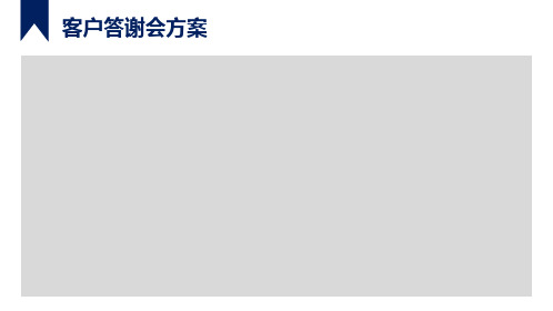 房地产客户答谢会方案