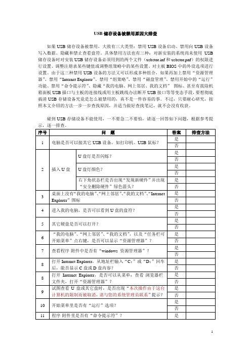 检查电脑是否禁止USB使用的步骤