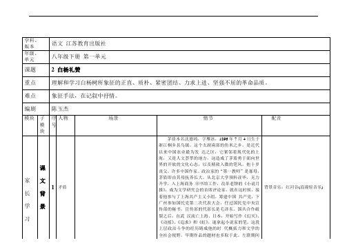 白杨礼赞