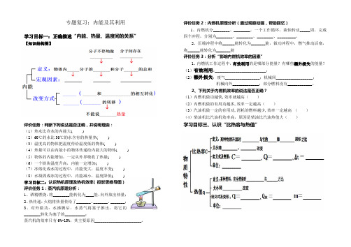 专题复习内能及其利用