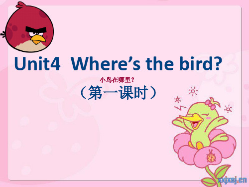 英语牛津译林苏教版三年级下册 Unit4 Where's the bird ？第一课时公开课课件