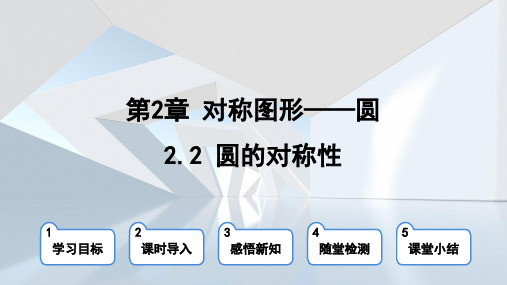 2.2 圆的对称性 课件 苏科版数学九年级上册(40张PPT)