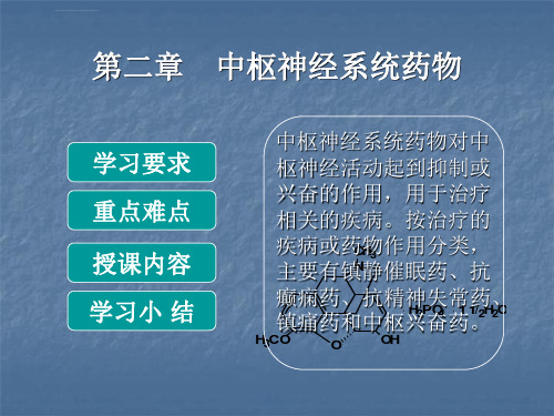 第二章中枢神经系统药物_3课件