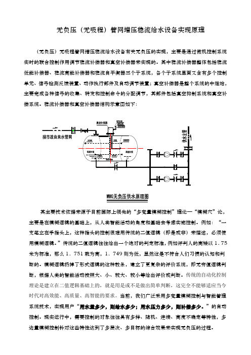 无负压原理说明