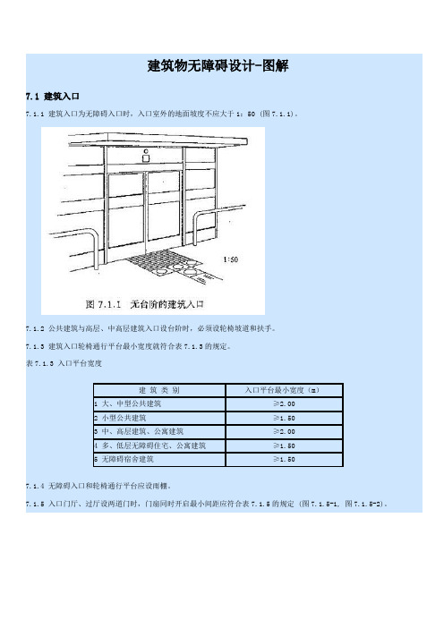 建筑物无障碍设计-图解