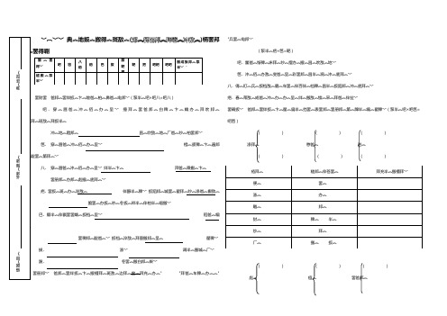 四年级(上册)月考藏文试卷