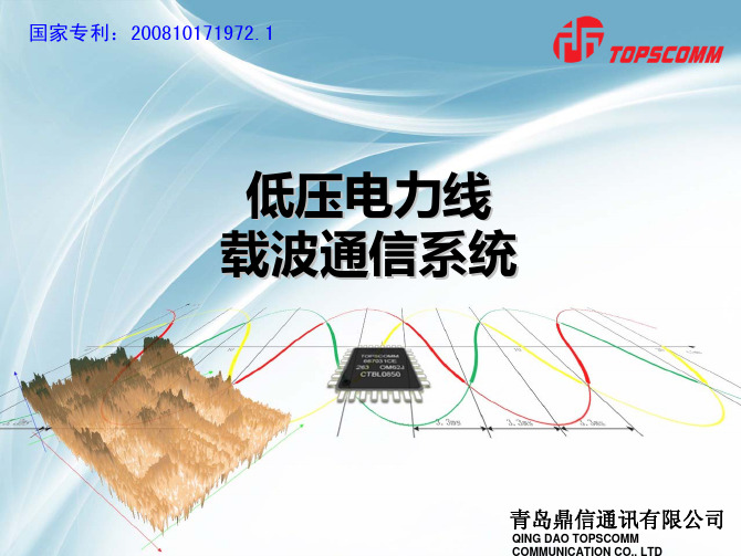 青岛鼎信低压电力线载波通信系统介绍