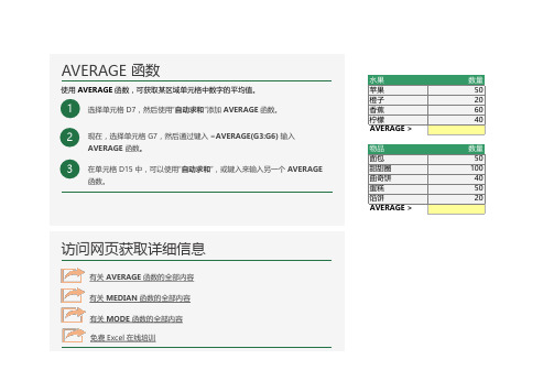 EXCEL公式教程1