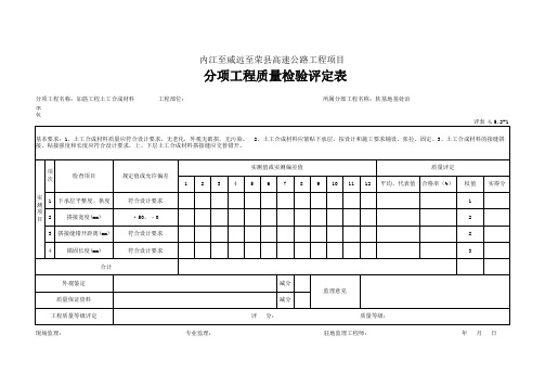 加筋工程土工合成材料评定