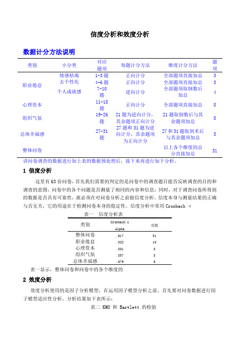 sss数据分析教程之spss信度分析和效度分析