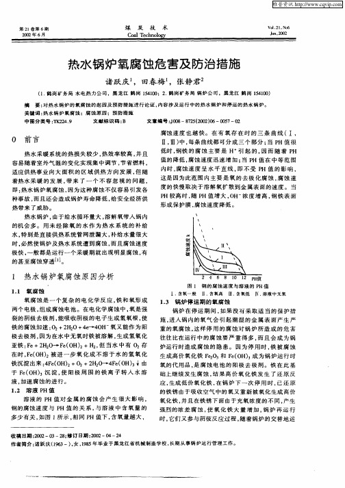 热水锅炉氧腐蚀危害及防治措施