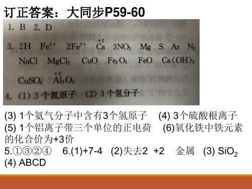 物质组成的表示课件—八年级化学鲁教版(五四学制)全一册(1)