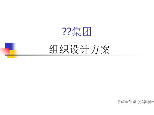 某集团组织设计方案(ppt 32页)6