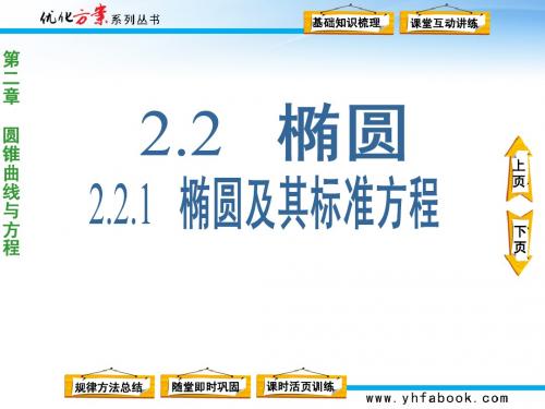 第二章  2.2  椭圆  2.2.1  椭圆及其标准方程