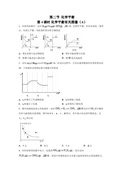 化学平衡有关图像-2021-2022学年化学选择性必修1课件精讲及好题精练(人教版2019)