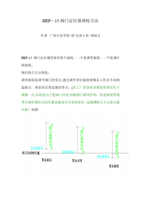 HEP-15阀门定位器调校方法【范本模板】