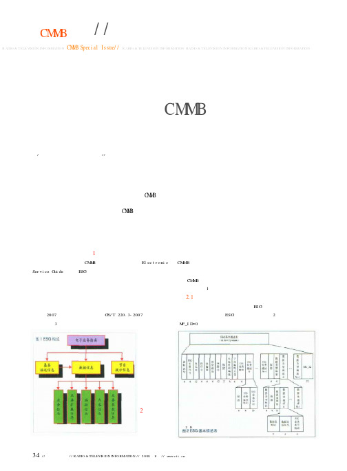 移动多媒体广播CMMB——电子业务指南