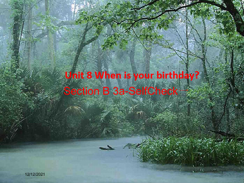 七年级英语 unit 8 when is your birthday period 51