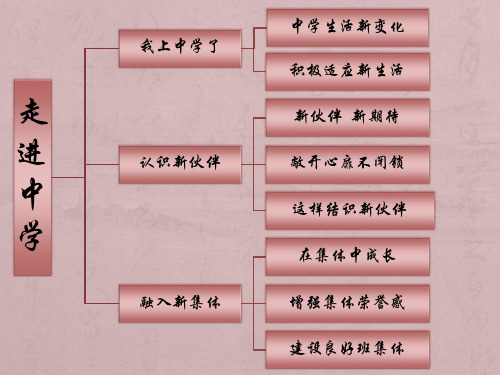 七年级上册第一单元知识结构图