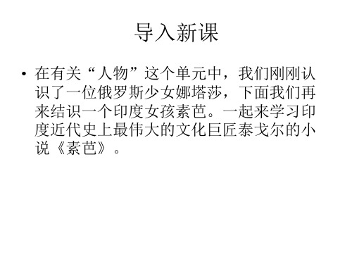 高中语文素芭ppt21 人教课标版精品课件
