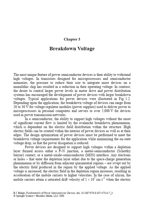 Fundamentals of Power semiconductor Device-3