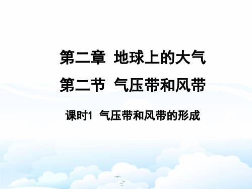 高中地理必修1精品课件11：2.2.1 气压带和风带的形成